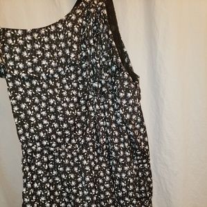 Black and white romper